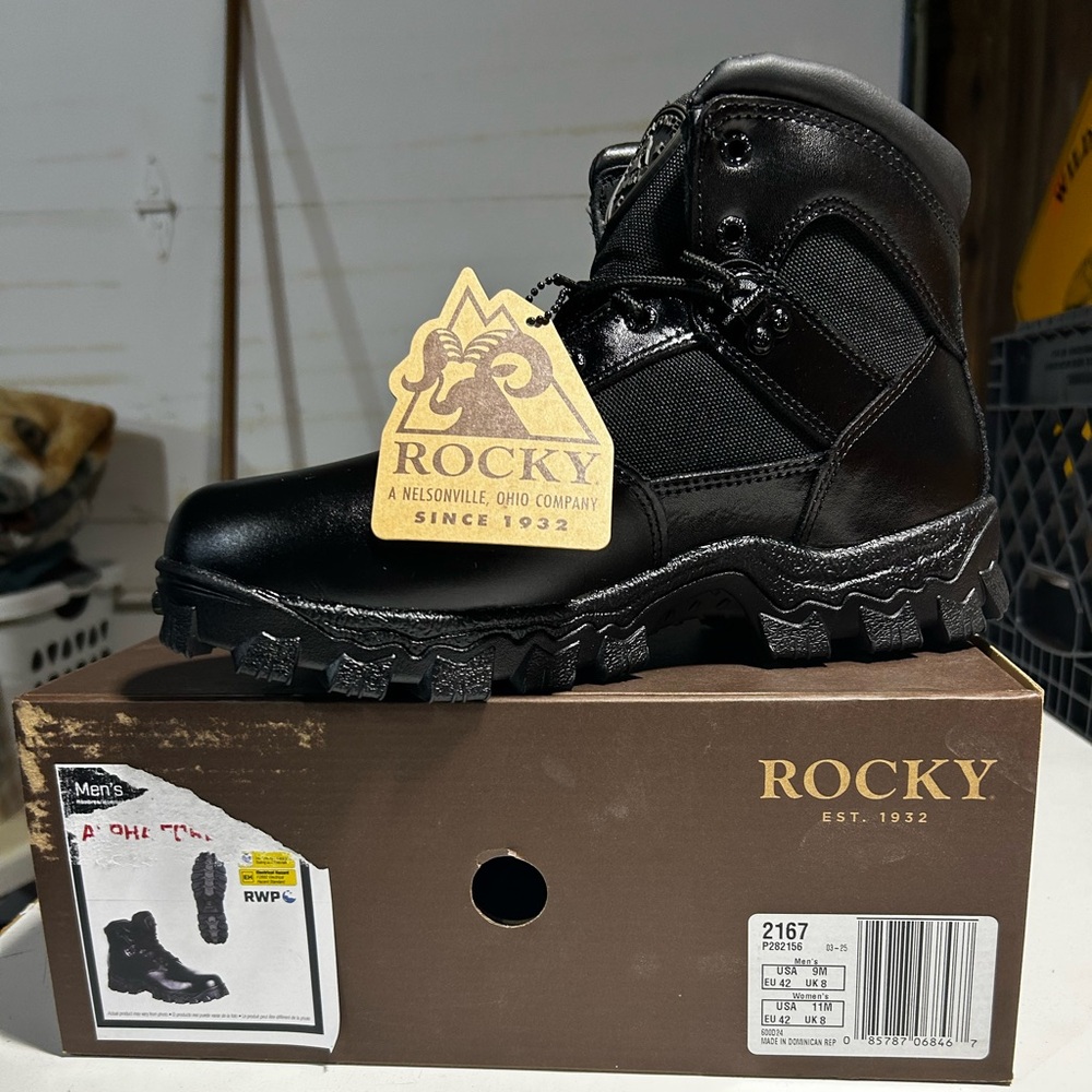 Rocky Black Outdoor Boots